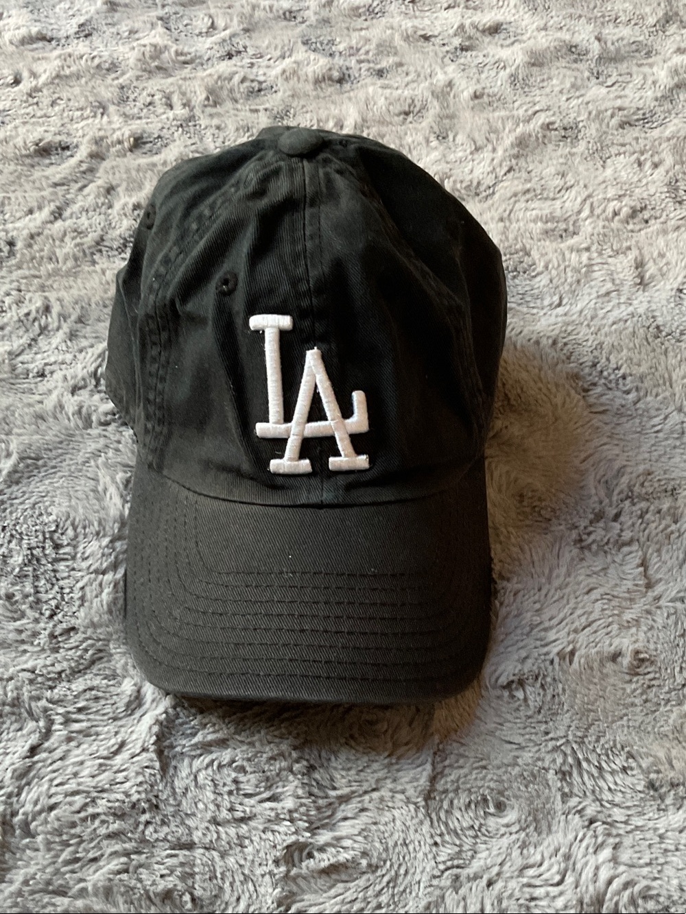 Black LA Logo Baseball Cap